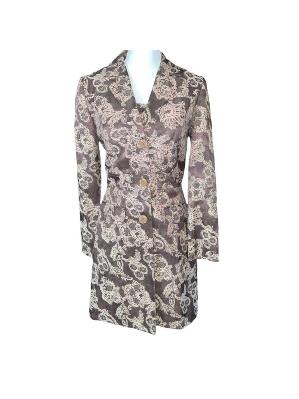 Vintage 2 Piece Dress & Coat 90s Set 6